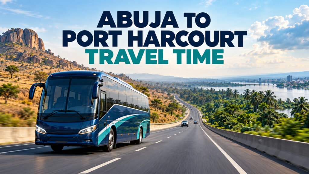 Long-distance bus travelling from Abuja to Port Harcourt