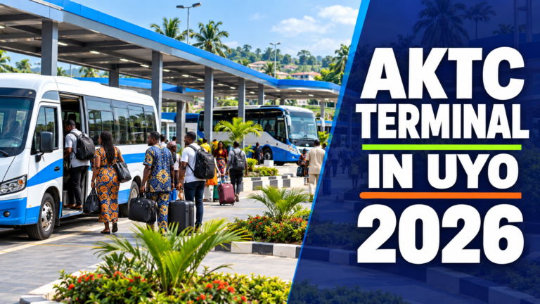 Uyo motor terminal with AKTC Terminal in Uyo 2026 text