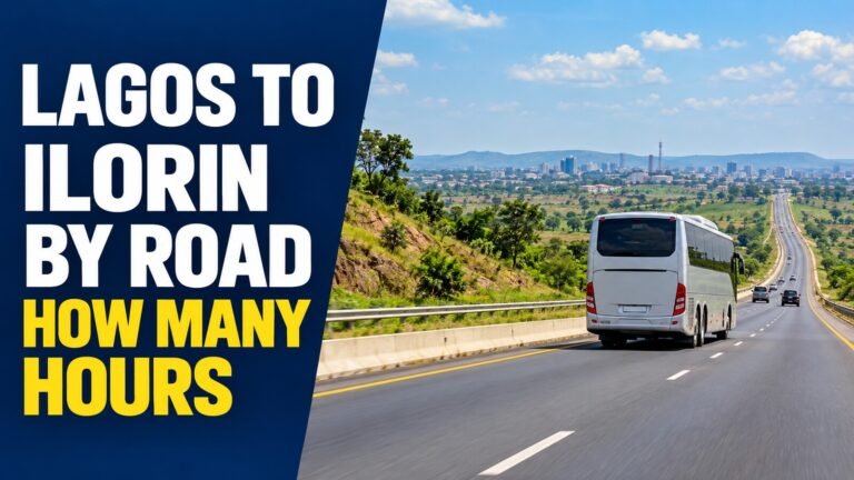 Lagos to Ilorin road journey with an intercity coach on a Nigerian highway